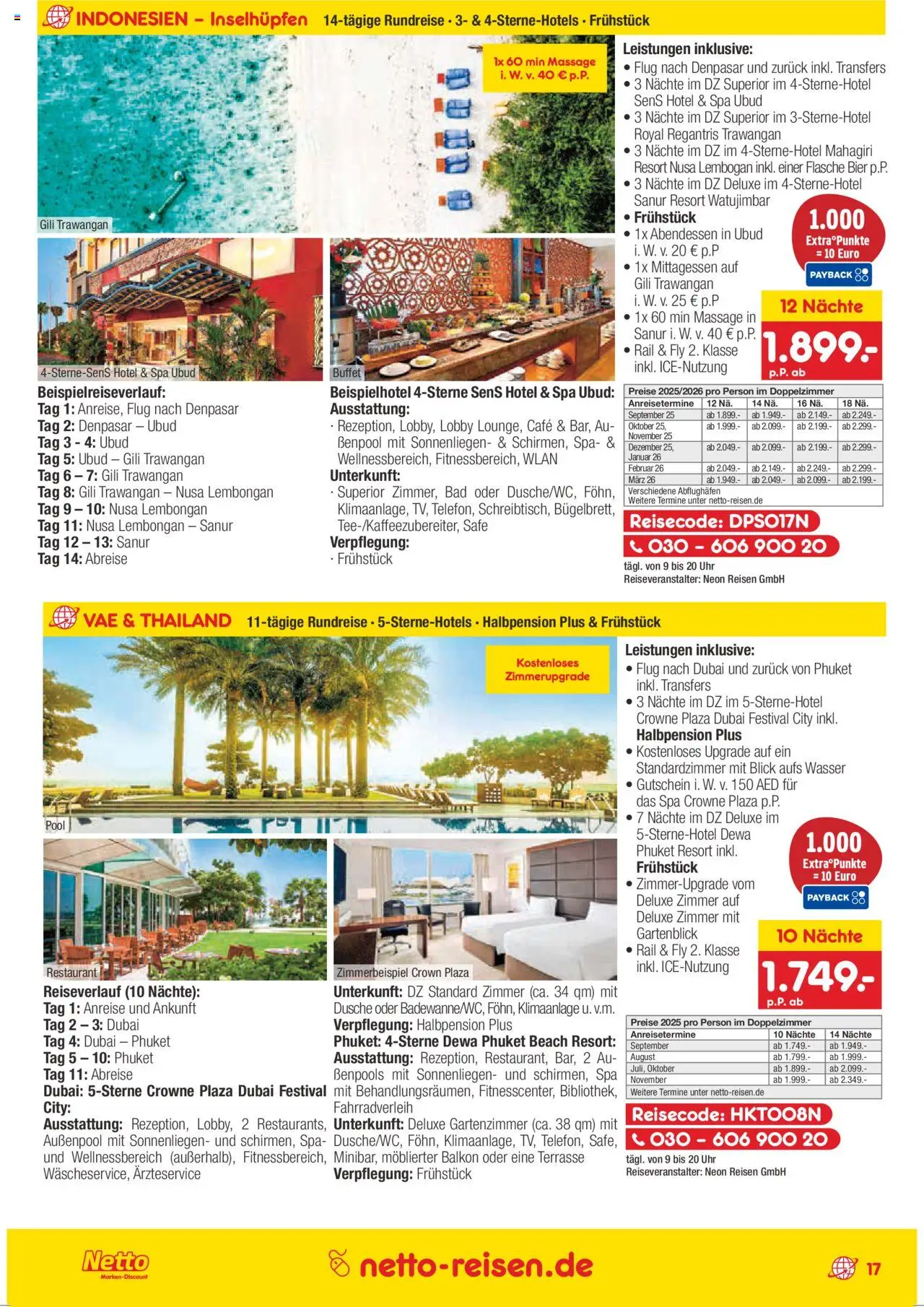 Netto Reisen Prospekt 	 - gültig ab dem 01.07.2025 | Seite: 17 | Produkte: Klimaanlage, Bad, Dusche, Uhr