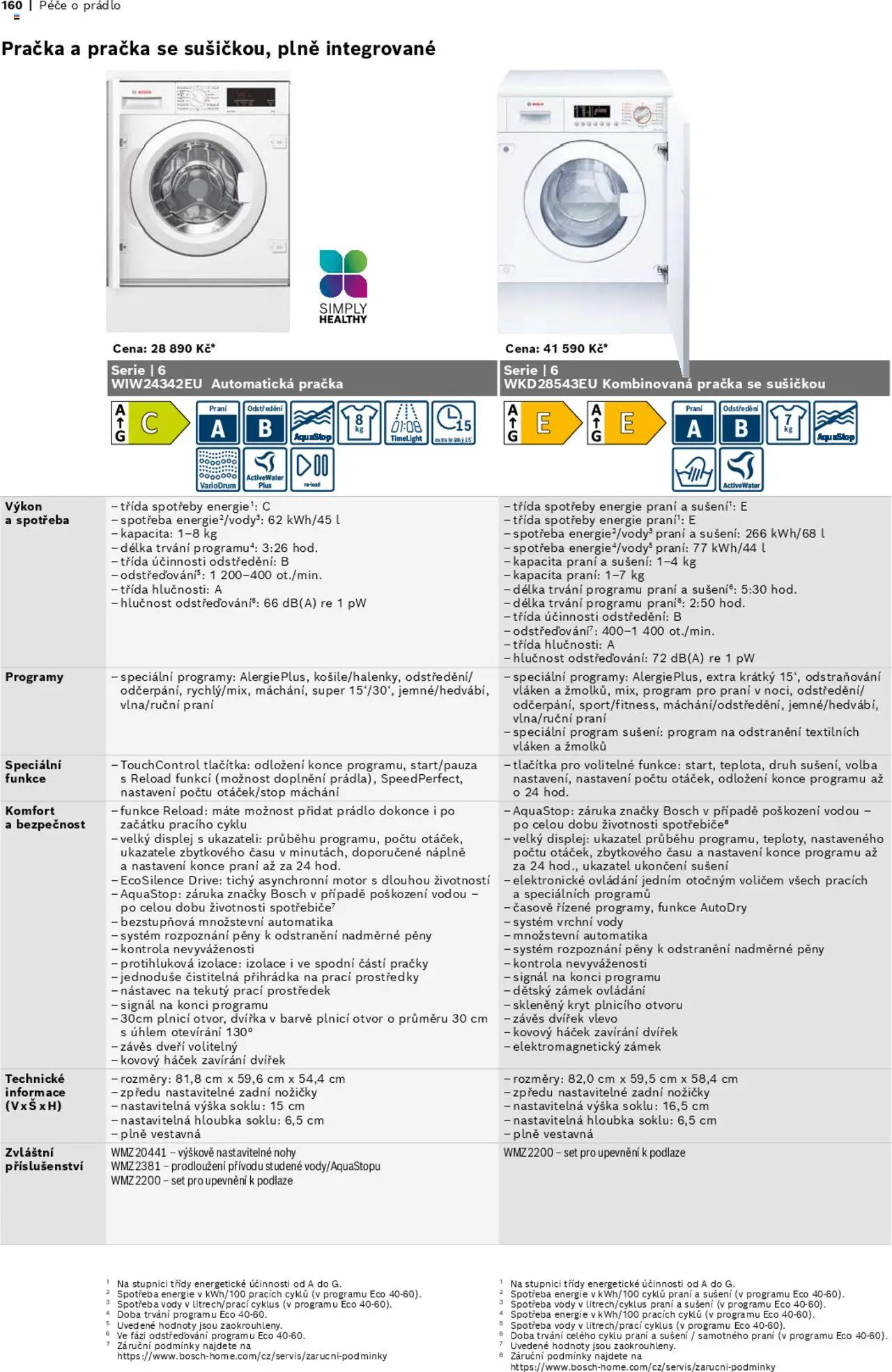 Möbelix leták - Bosch od 01.06.2024 | Strana: 160 | Produkty: Závěs, Prací prostředek, Pračka, Pračky