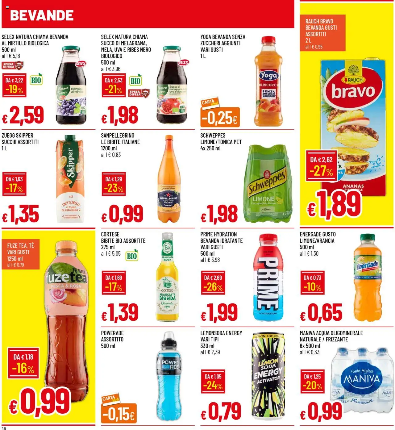 Volantino Galassia del 12.06.2025 | Pagina: 18 | Prodotti: Tè, Acqua, Ananas, Uva