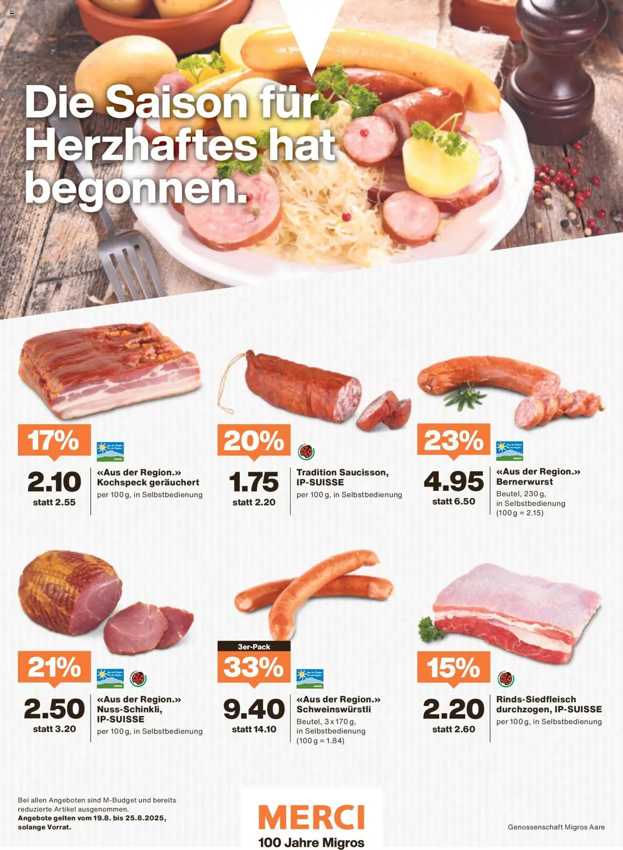 Migros - Magazin ab 18.08.2025 | Seite: 34