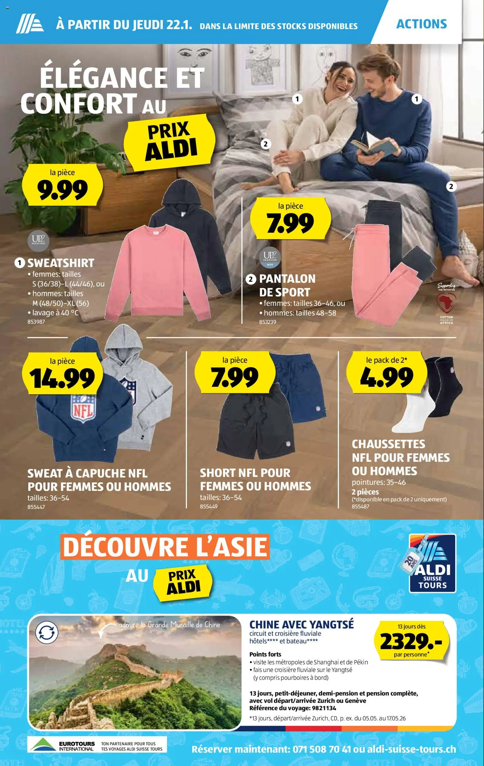 Aldi Aktionen FR – gültig ab 22.01.2026 | Seite: 15 | Produkte: Sweatshirt