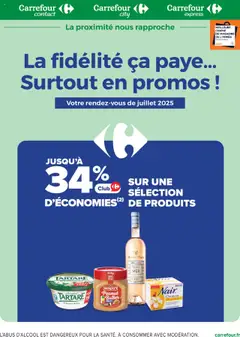 Carrefour contact - Prévisualisation de Carrefour contact La fidélité ça paye valide à partir de 01.07.2025
