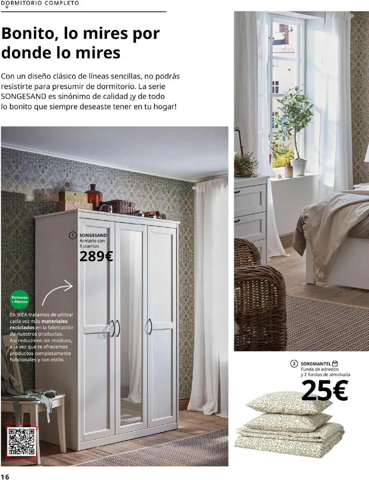 Catálogo IKEA Dormitorios │ válido desde el 04.02.2025 | Página: 16 | Productos: Edredón, Té, Funda, Armario