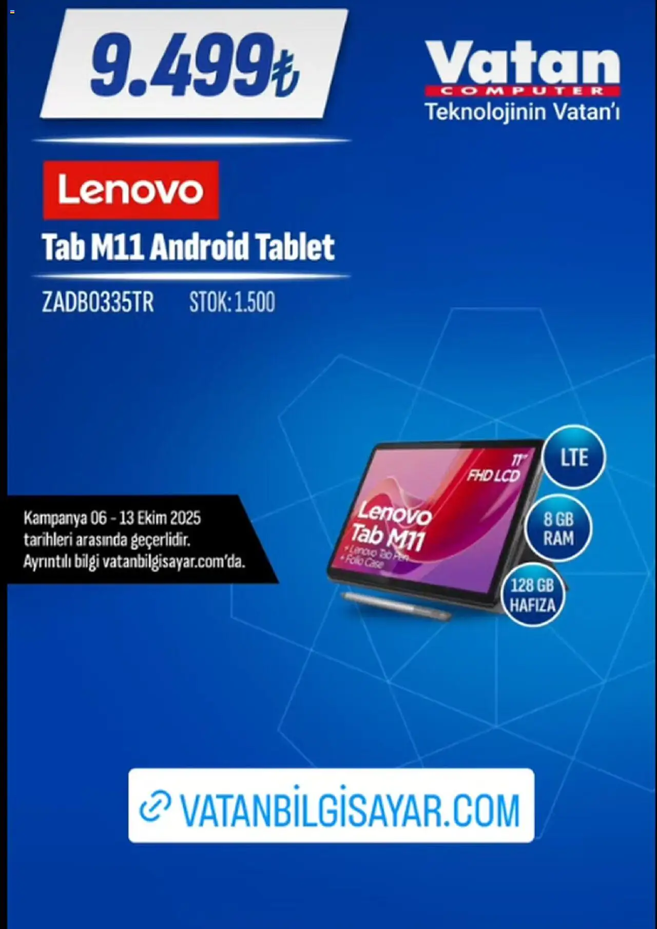 Vatan Bilgisayar İndirim - 06.10.2025 tarihinden itibaren geçerlidir | Sayfa: 2 | Ürünler: Tablet