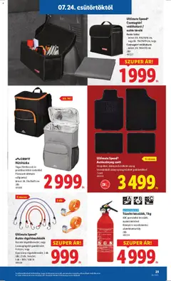 Lidl akciós ujság - amely érvényes a következő dátumtól: 24.07.2025 | Oldal: 23