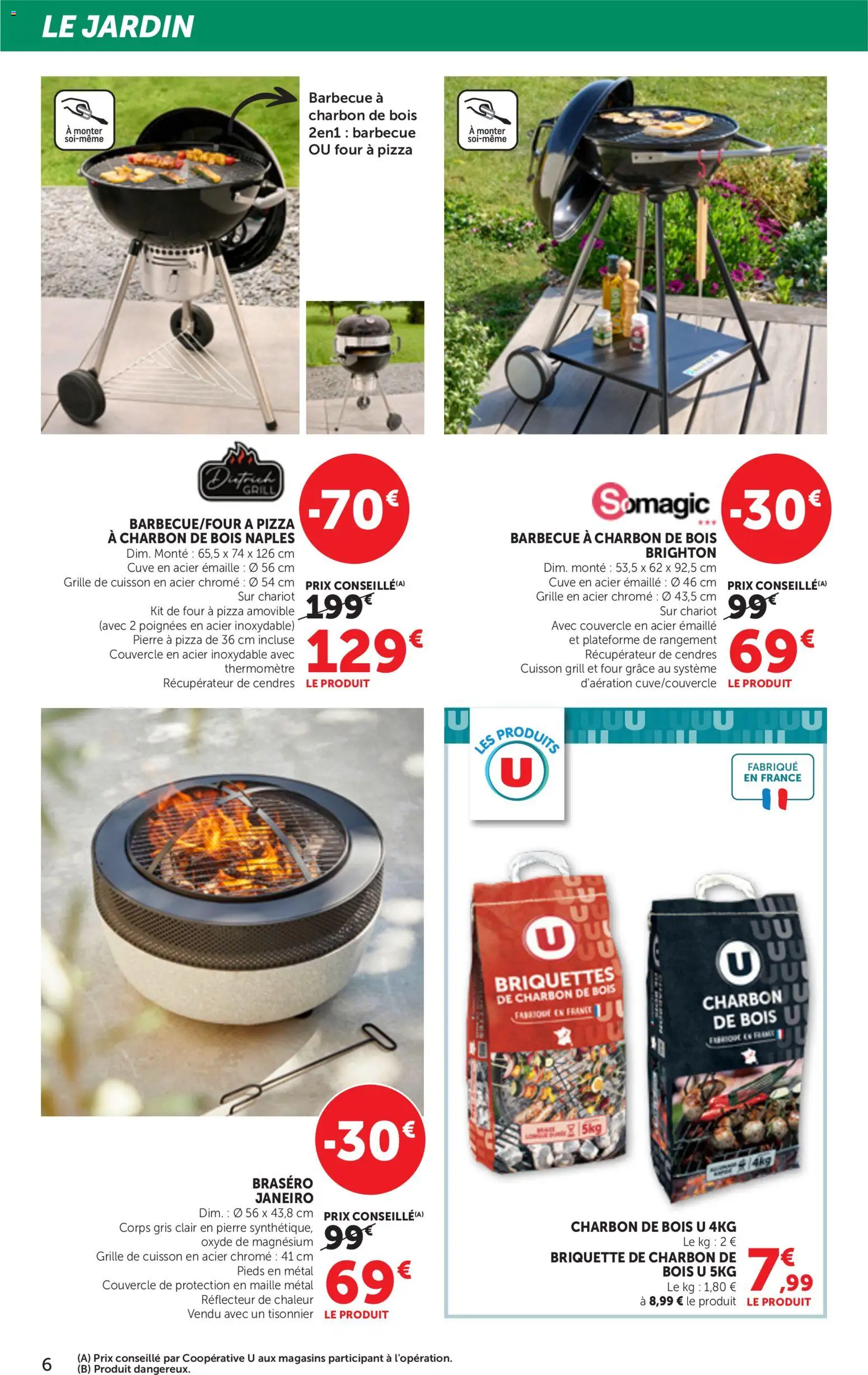 {H1} | Page: 6 | Produits: Barbecue, Four, Poignées, Grille de cuisson