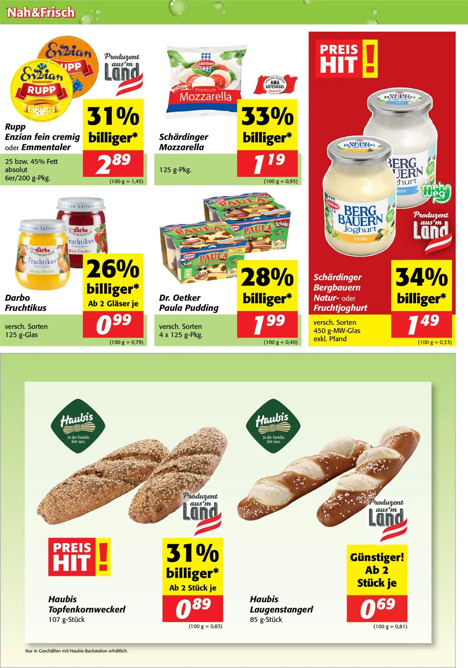 Nah und Frisch Flugblatt gültig ab 19.11.2025 | Seite: 2 | Produkte: Joghurt