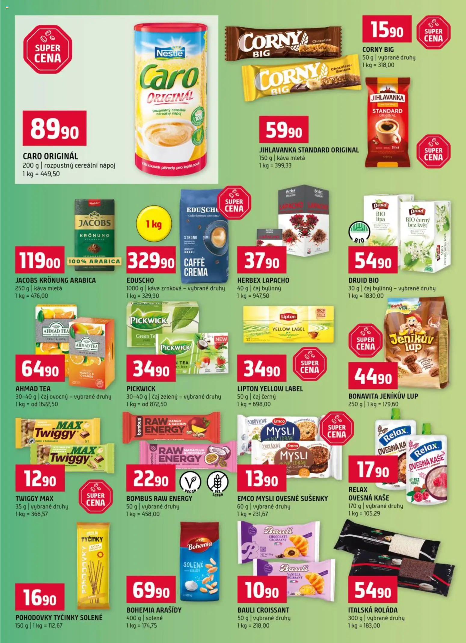 Terno leták od 14.01.2026 | Strana: 9 | Produkty: Mango, Box, Arašídy, Ahmad tea