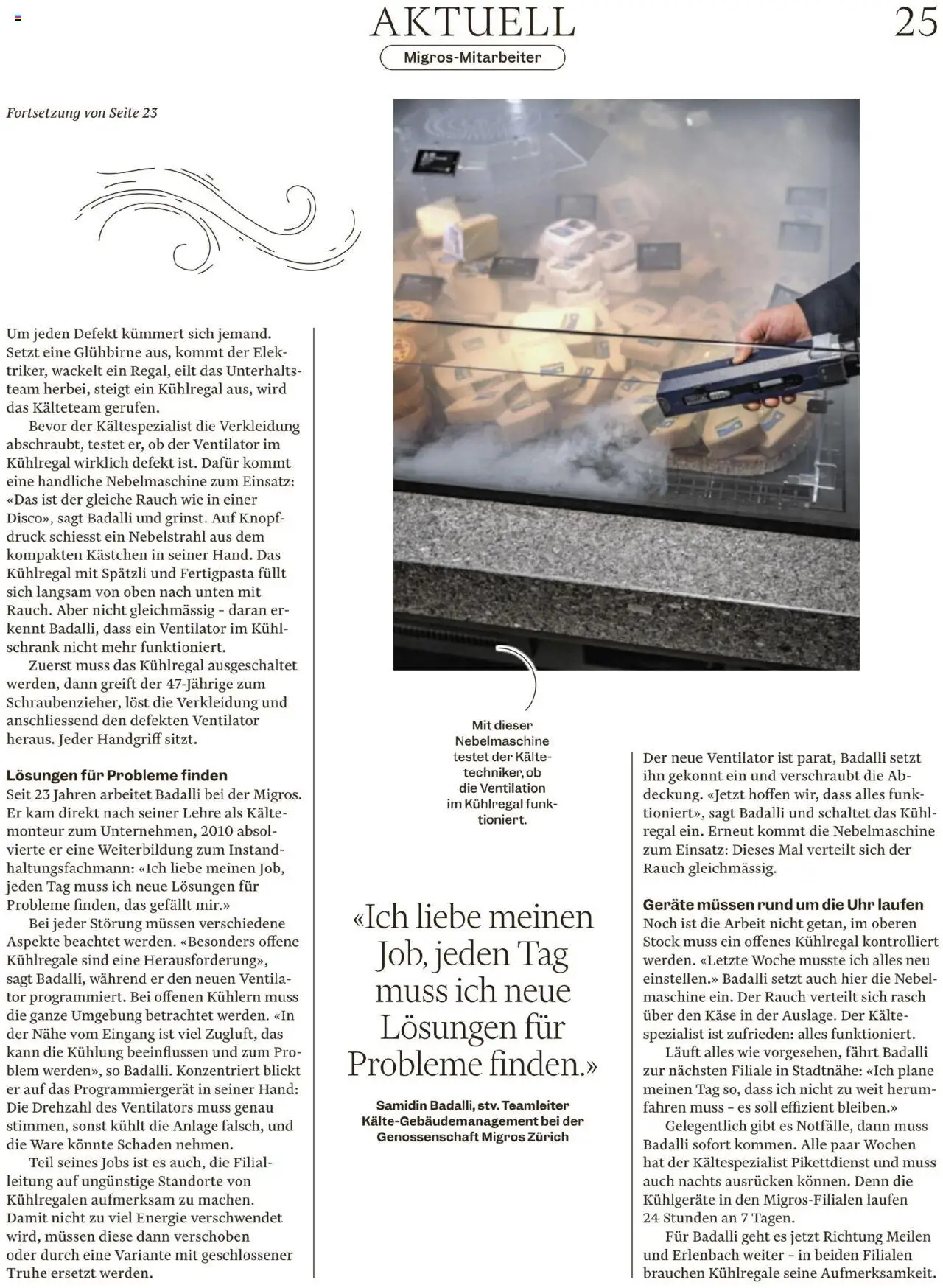 Migros Magazin ab 03.06.2025 | Seite: 25 | Produkte: Schrank, Truhe, Käse, Uhr
