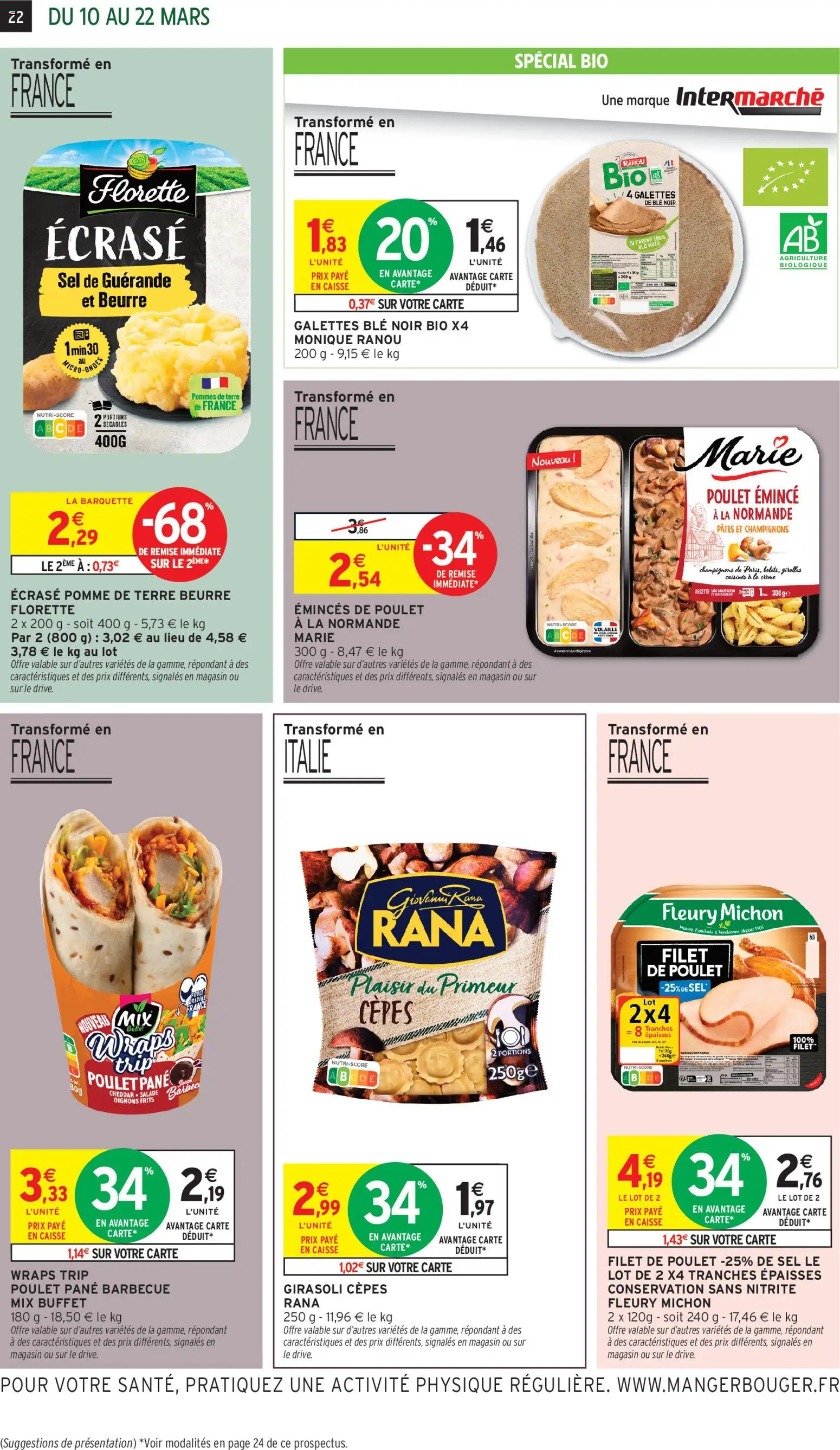 {H1} | Page: 22 | Produits: Buffet, Beurre, Crème, Pommes de terre