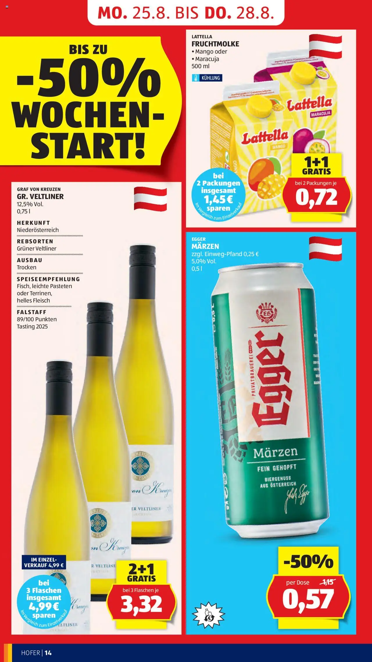 Hofer Flugblatt gültig ab 22.08.2025 | Seite: 16 | Produkte: Mango