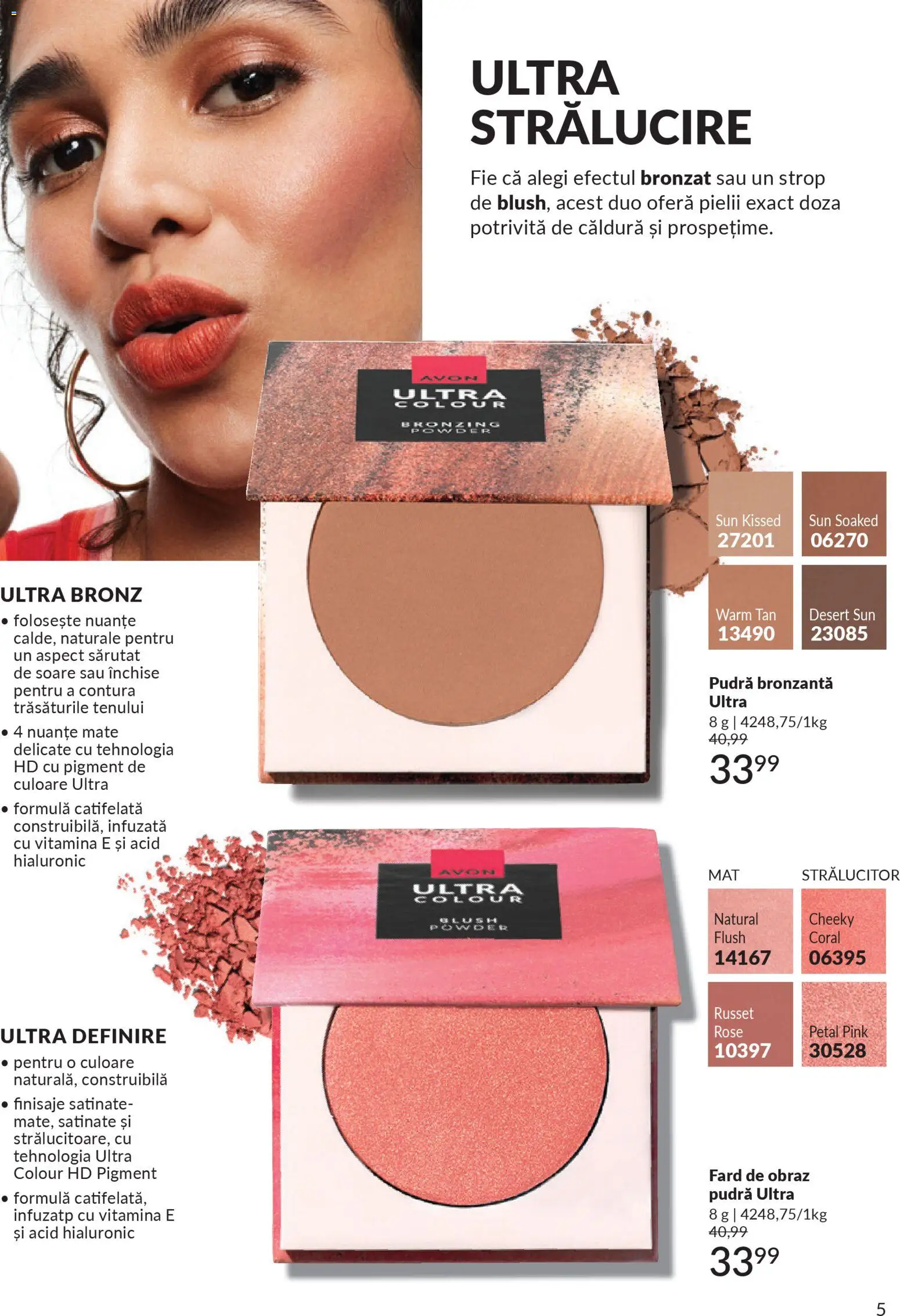 Noul catalog Avon – valabil de la 01.03.2026 | Pagină: 187 | Produse: Pudră, Blush