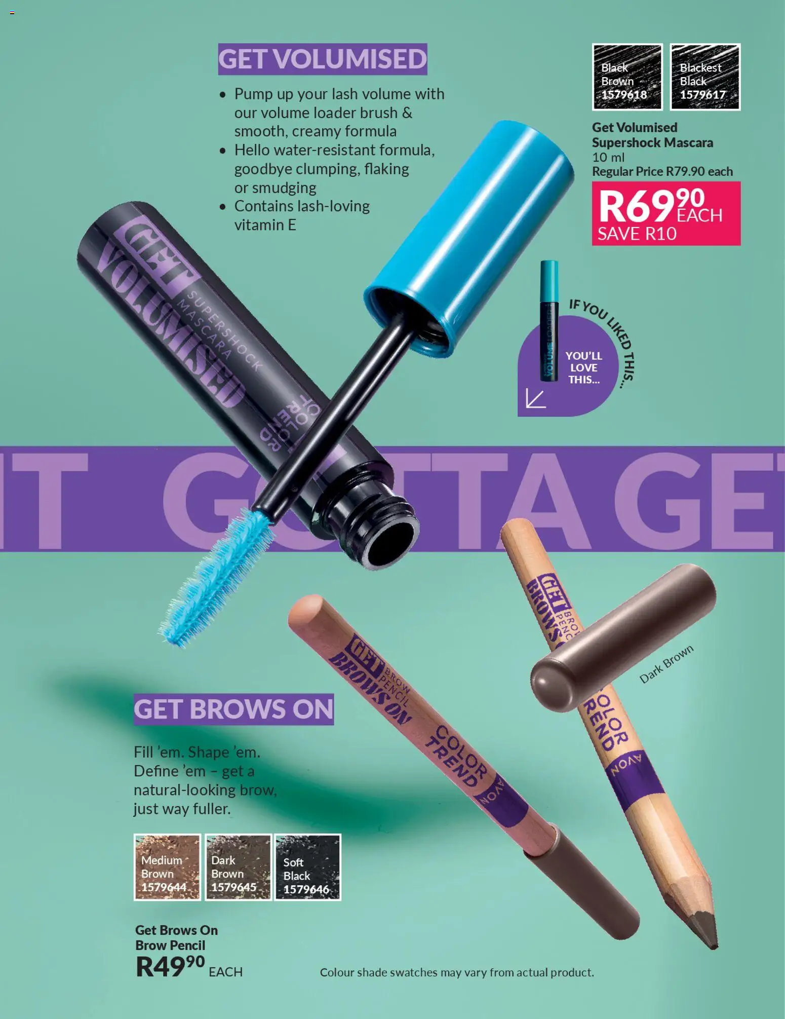 New Avon catalogue – valid from 01.01.2026 | Page: 79 | Products: Pencil, Brush, Mascara