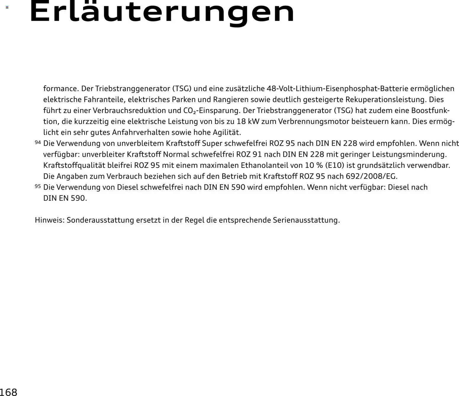 Audi A6 – gültig ab 28.10.2025 | Seite: 168