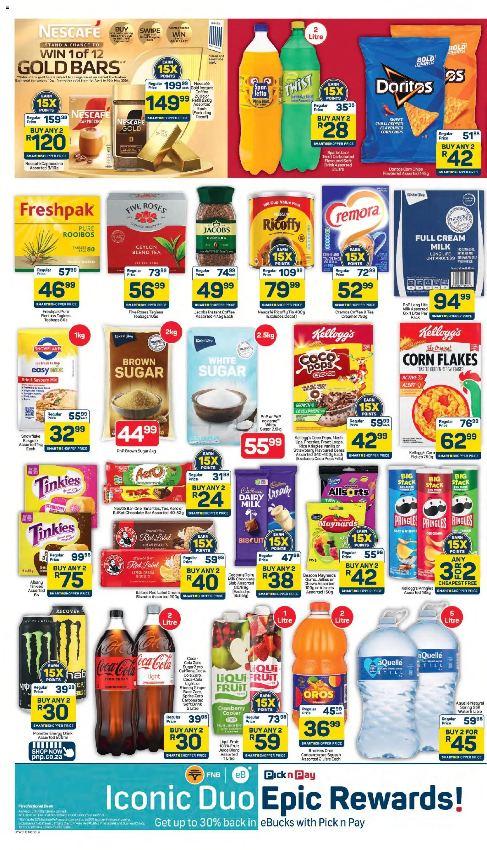 New Pick n Pay catalogue – valid from 24.04.2026 | Page: 4 | Products: Corn, Squash, Sugar, Chilli