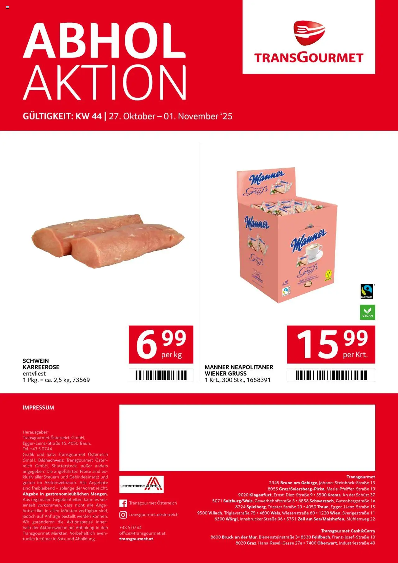 Transgourmet Flugblatt gültig ab 26.10.2025 | Seite: 32