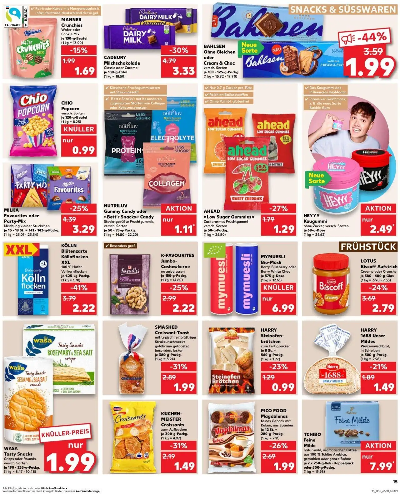 Kaufland prospekt Mayen	 - gültig ab dem 28.08.2025 | Seite: 15 | Produkte: Kaffee, Toast, Croissant, Kuchen