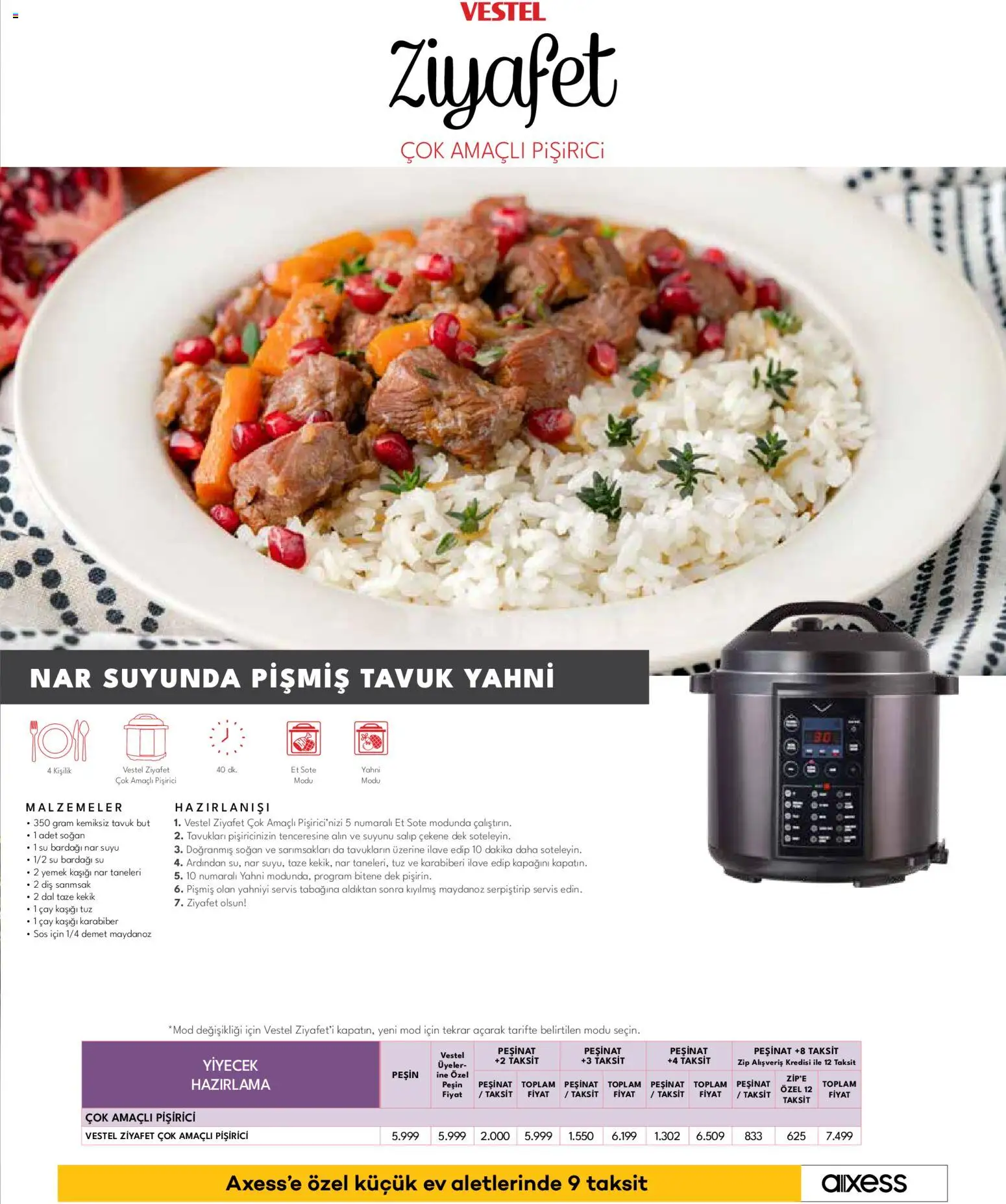 Vestel - Küçük Ev Aletleri ve Süpürgeler - 01.03.2026 tarihinden itibaren geçerlidir | Sayfa: 17 | Ürünler: Çay, Su, Tuz, Maydanoz