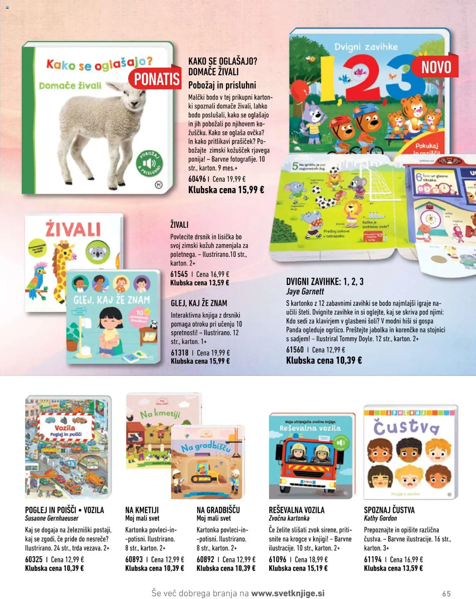 Novi Mladinska Knjiga katalog ponudbe – veljaven od 01.01.2026 | Stran: 65 | Izdelki: Knjiga, Jabolka