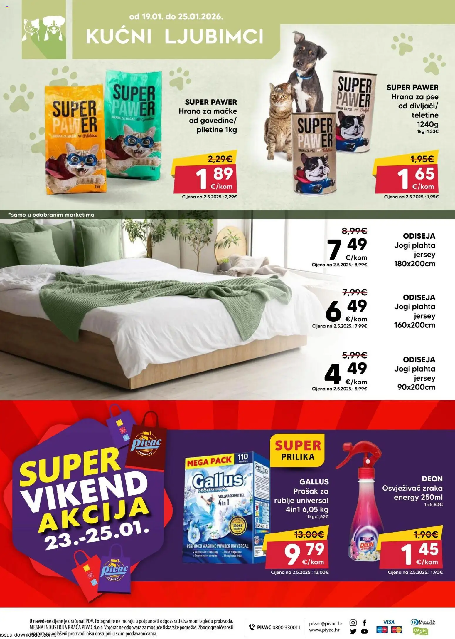 Pivac katalog | vrijedi od 19.01.2026 | Stranica: 12 | Proizvodi: Hrana za pse, Plahta, Hrana za mačke