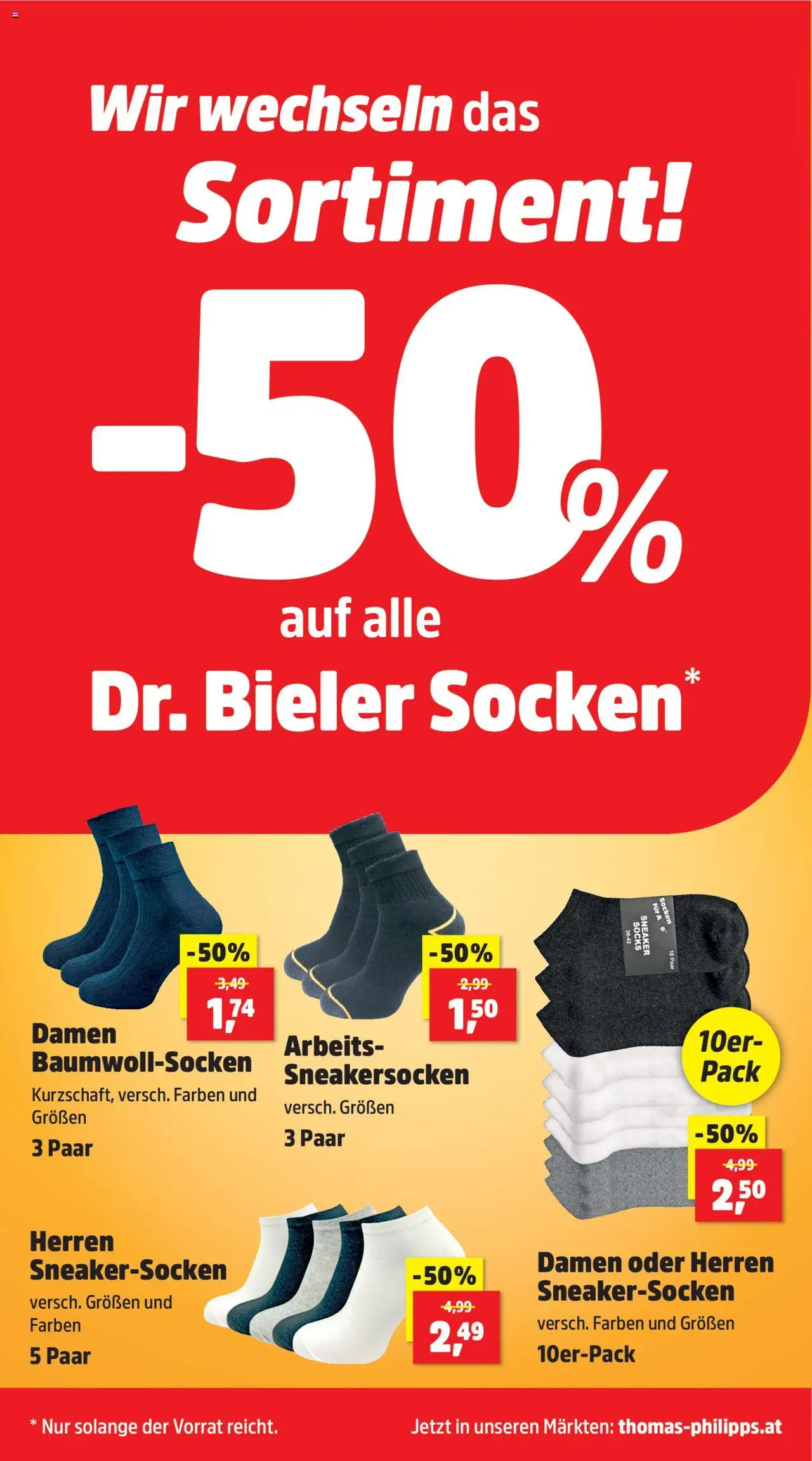 Thomas Philipps Flugblatt gültig ab 11.08.2025 | Seite: 10 | Produkte: Socken