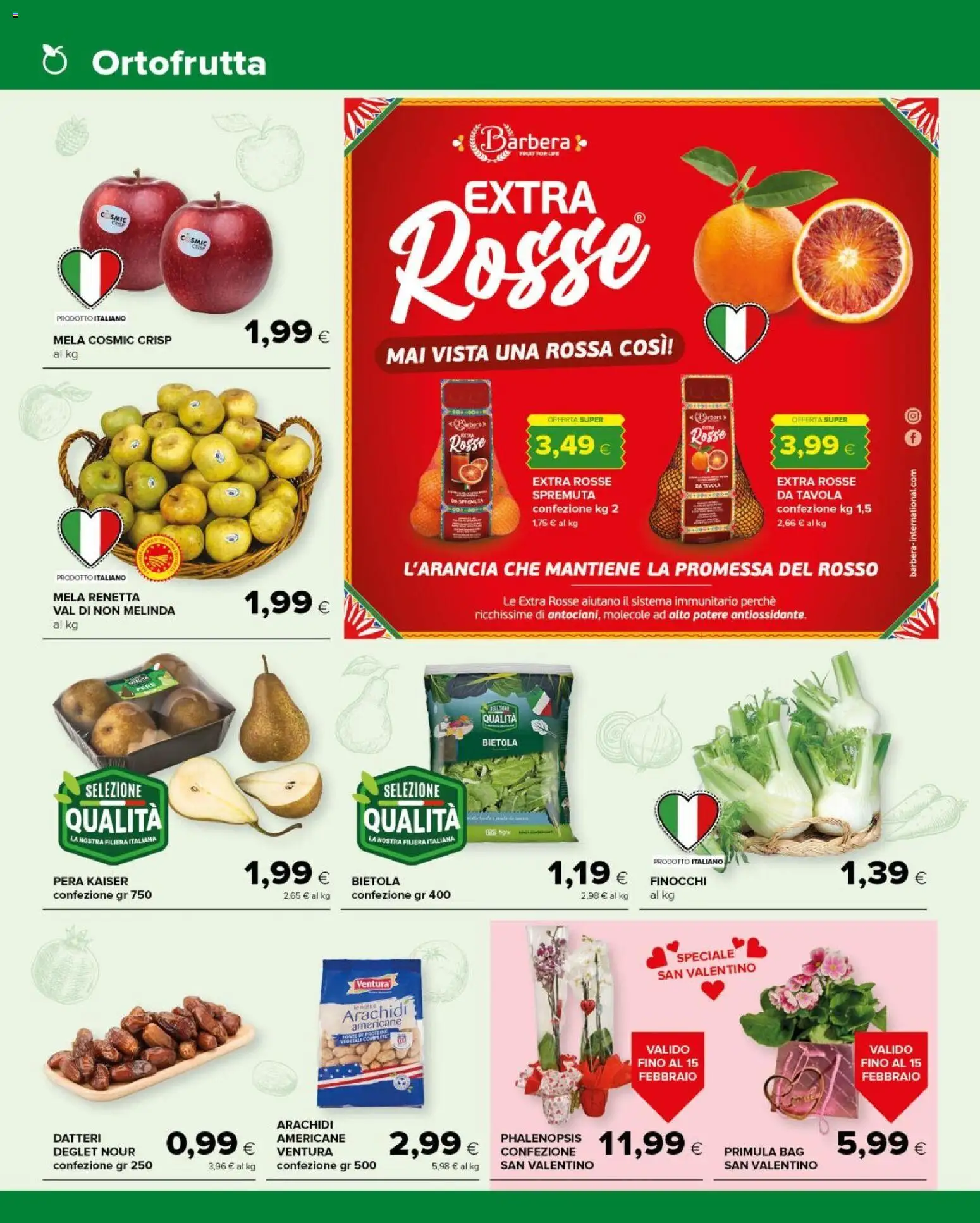Volantino Tigre del 10.02.2026 | Pagina: 2 | Prodotti: Pera, Finocchi, Arachidi