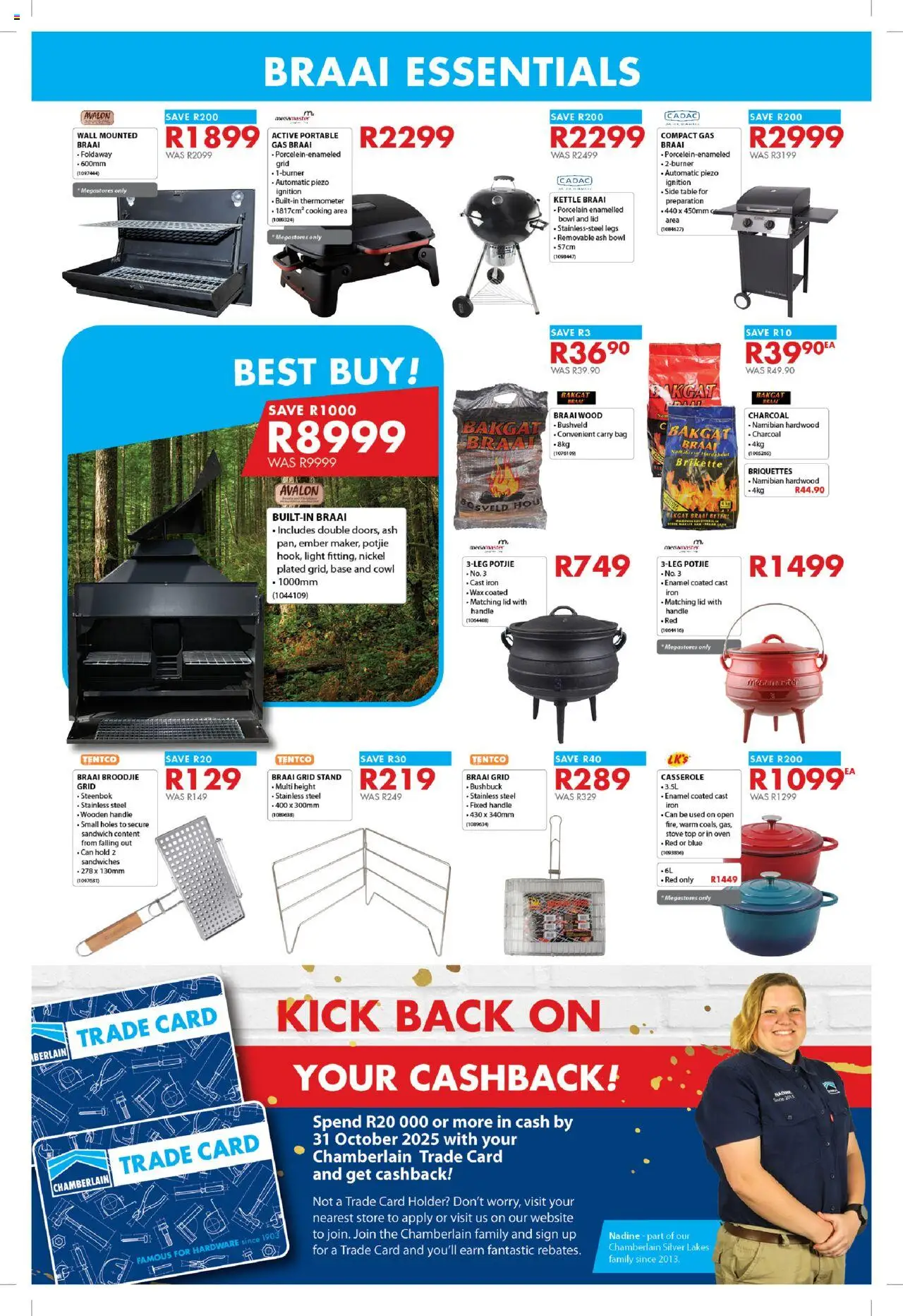 Chamberlain Spring Into Gardening │ valid from 04.08.2025 | Page: 14 | Products: Stove, Kettle, Iron, Table