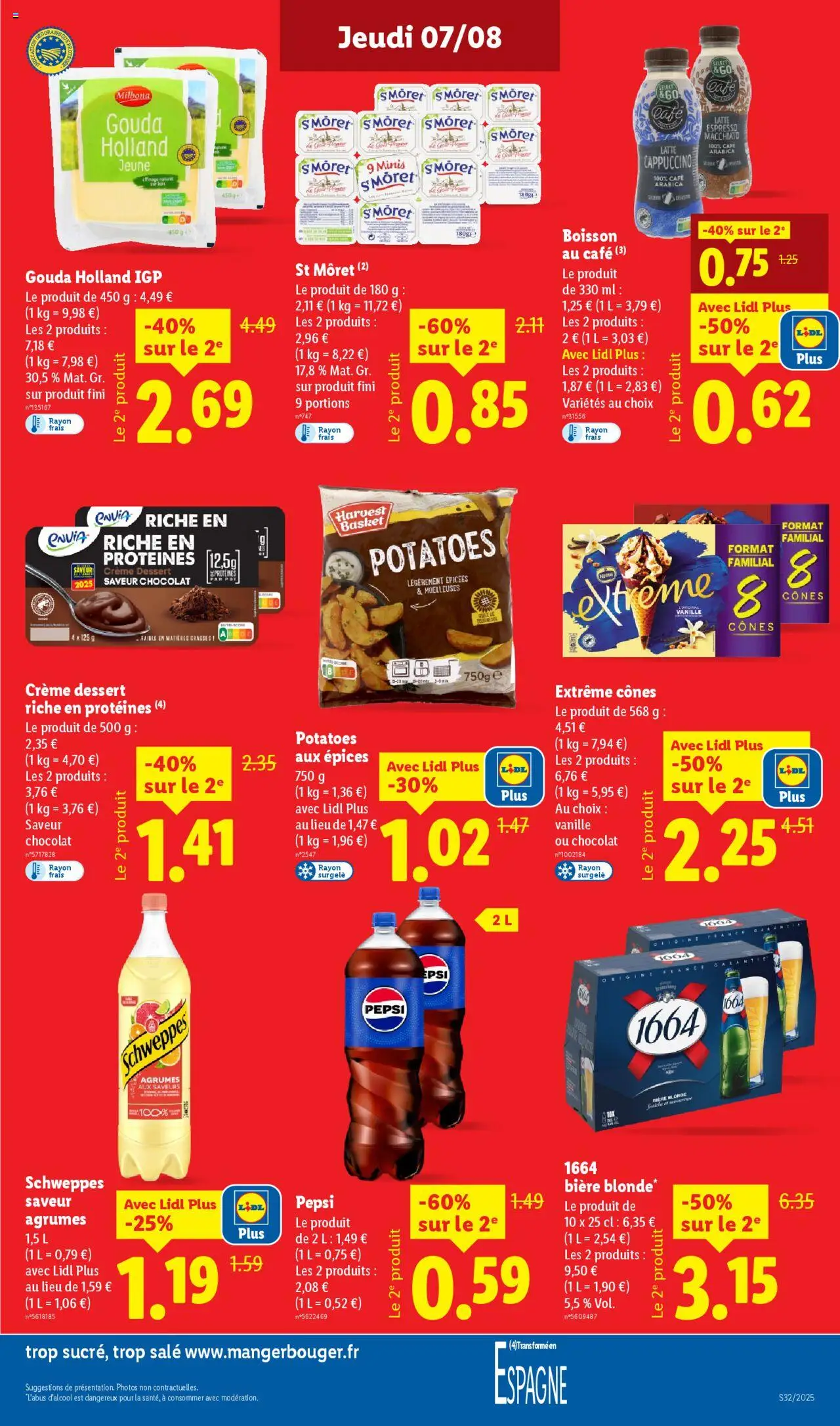  | Page: 13 | Produits: Cônes, Café, Chocolat, Bière