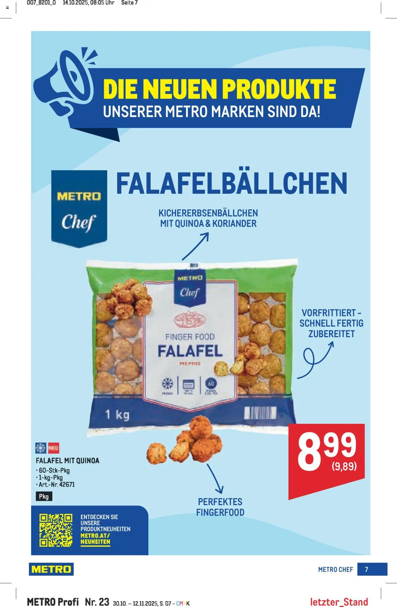 Metro angebote Profi gültig ab 30.10.2025 | Seite: 7 | Produkte: Uhr