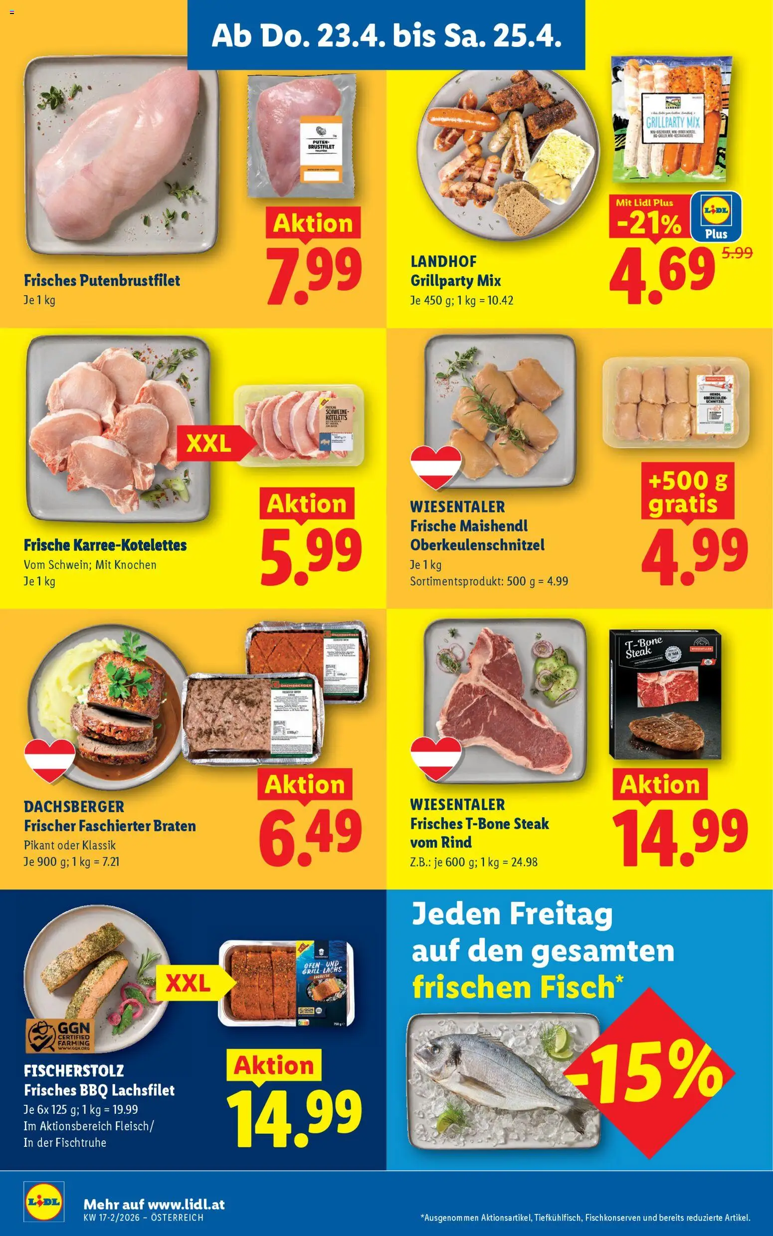 Jetzt sparen im Lidl - Flugblatt | 23.04.2026 ✳️ Angebote ab Donnerstag | Österreich