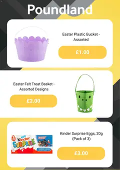 Preview of Poundland - Offers valid from 14.03.2026 | Page: 2 | Products: Basket, Toy, Eggs