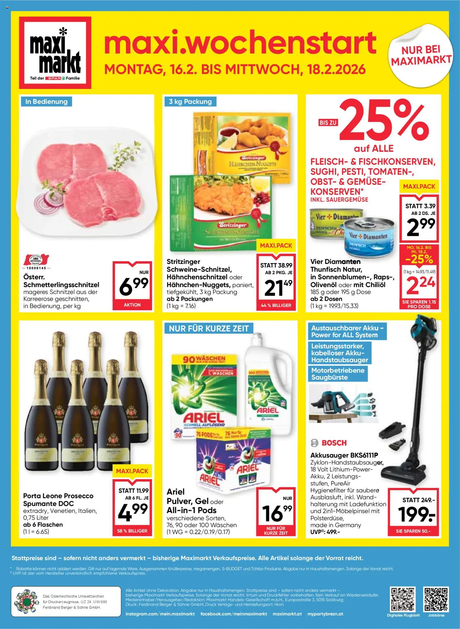 Maximarkt Flugblatt gültig ab 12.02.2026 | Seite: 24 | Produkte: Gemüse, Obst, Tomaten