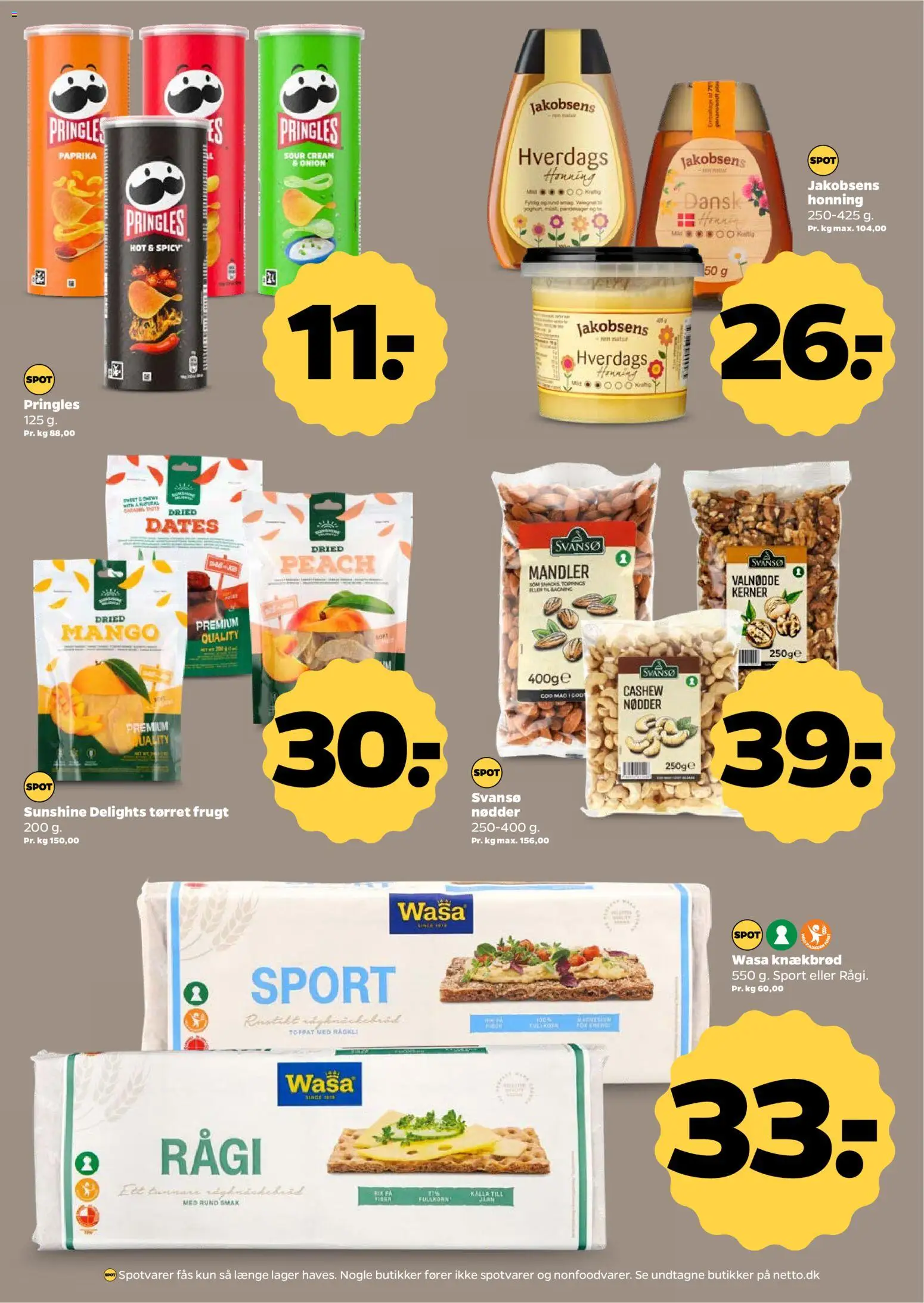 Netto tilbudsavis – gyldig fra 02.05.2026 | Side: 22 | Produkter: Mango, Knækbrød, Honning, Paprika