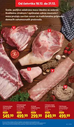 Sveža svinjska pečenica za sušenje, Komad Cca 3 kg - pregled Lidl kataloga - važi od 18.12.2025 | Strana: 19
