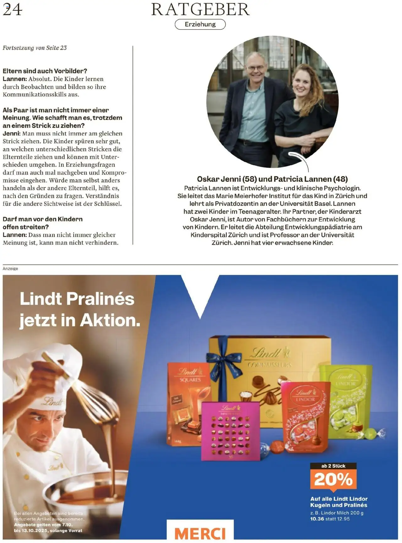 Migros Magazin – gültig ab 06.10.2025 | Seite: 24 | Produkte: Bilden, Milch