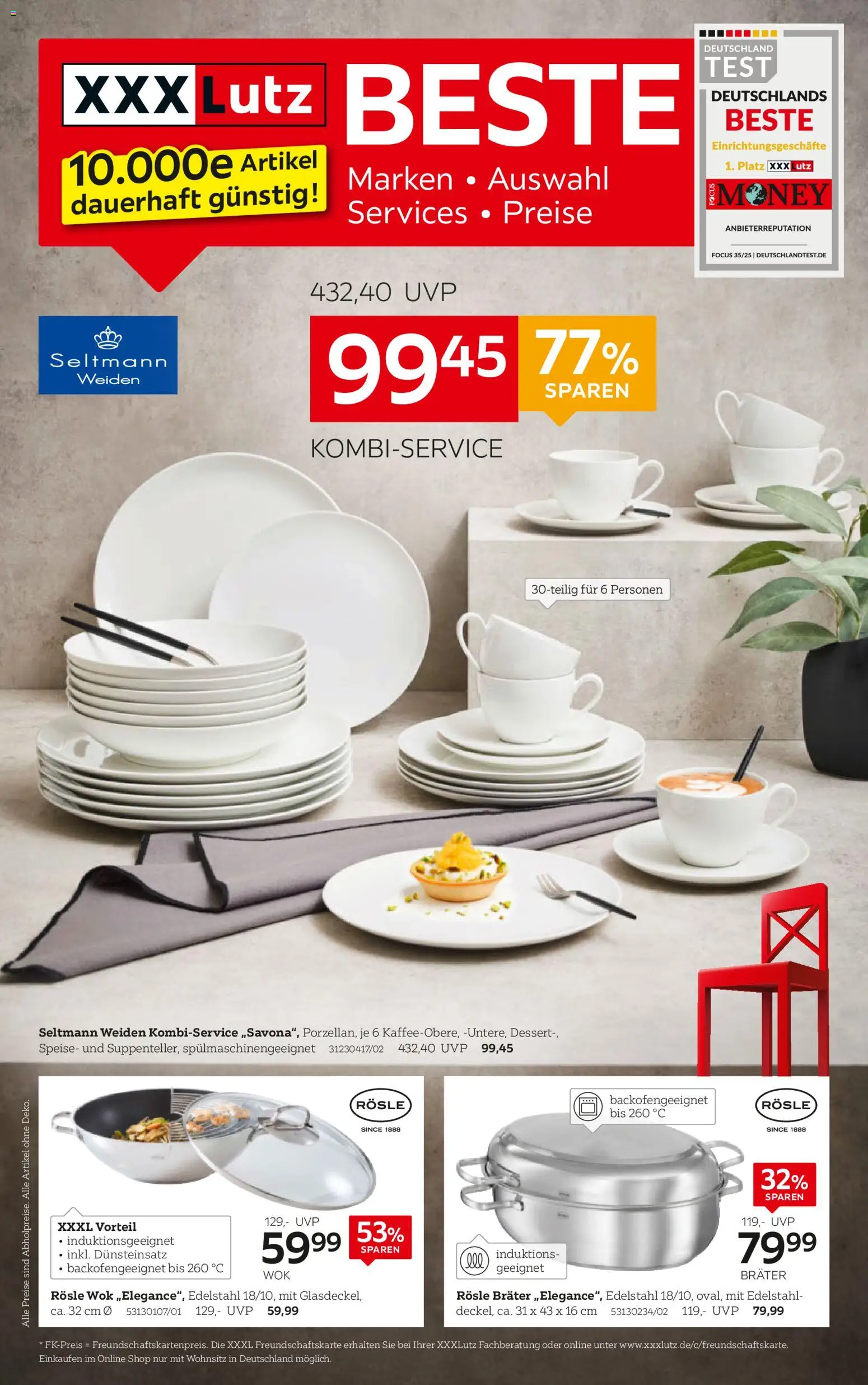 XXXL Lutz Wohnaccessoires – gültig ab 22.02.2026 | Seite: 1 | Produkte: Wok