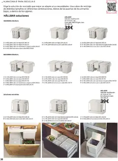 Catálogo IKEA Cocinas │ válido desde el 06.02.2025 | Página: 38 | Productos: Cubo con tapa, Almacenaje