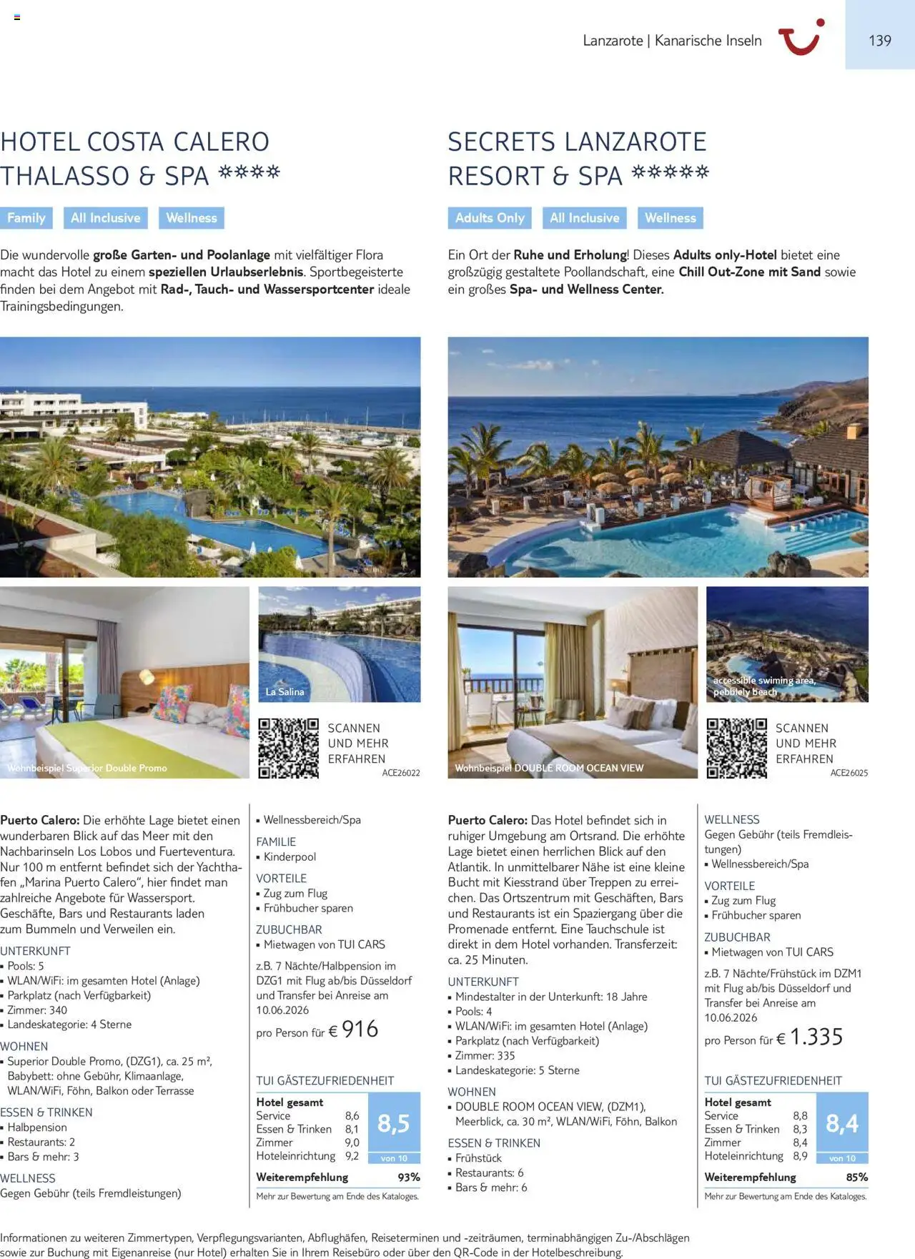 TUI Prospekt Kanaren, Kapverden & Senegal 2025/26	  – gültig ab 01.11.2025 | Seite: 139 | Produkte: Babybett