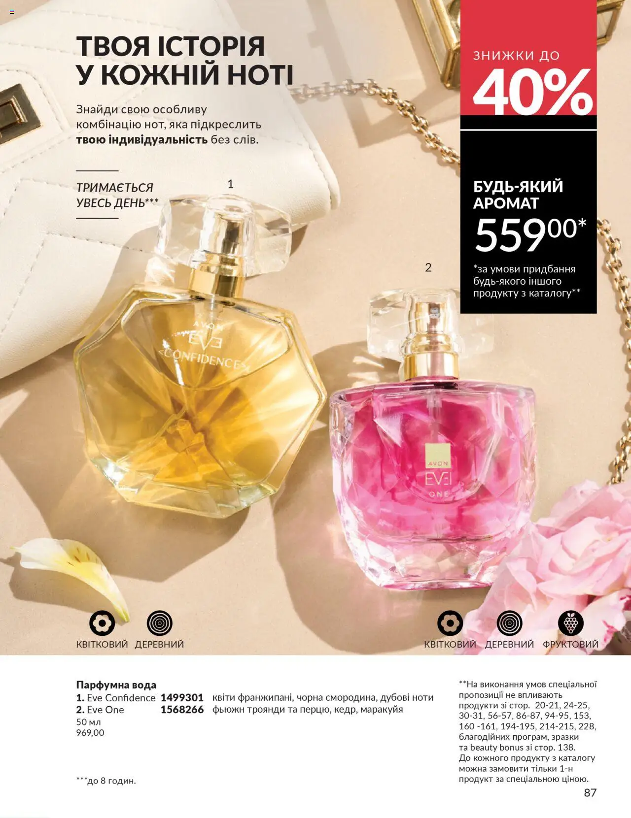 AVON Kаталог - дійснийкції з 01.10.2025 | Сторінка: 87 | Товари: Вода