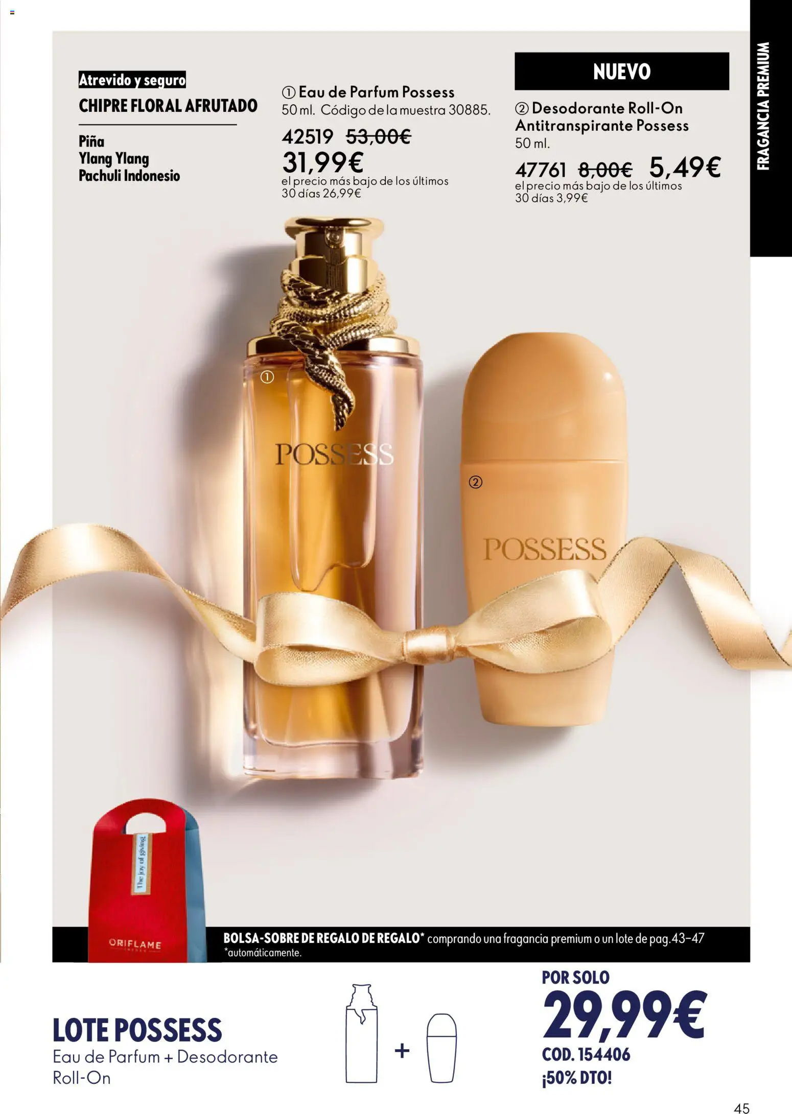Oriflame - Catálogo Campaña 17 │ válido desde el 10.12.2025 | Página: 45 | Productos: Fragancia, Desodorante, Antitranspirante, Eau de parfum
