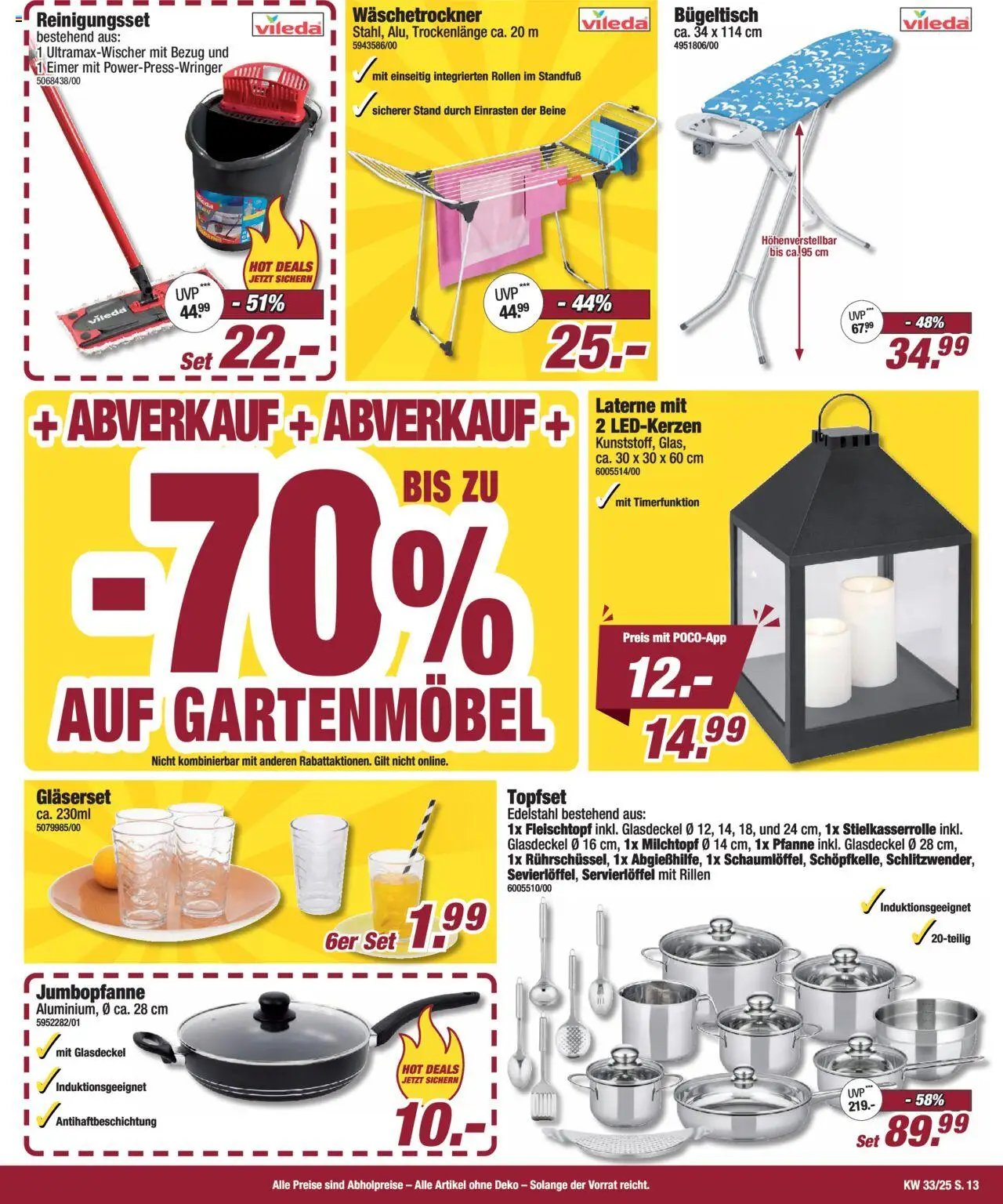 Poco Prospekt 	 - gültig ab dem 09.08.2025 | Seite: 13 | Produkte: Gartenmöbel