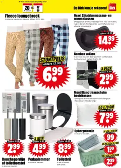 Folder/ Publicité - Voorbeeld van een folder van Dirk, geldig van 18.02.2026 | Pagina: 34 | Producten: Douchegordijn, Douche, Sokken