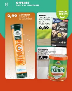 Anteprima del volantino GECOP Social catalogo valido a partire dal 08.12.2025 | Pagina: 5 | Prodotti: Riso, Arancia, Mais, Integratore alimentare