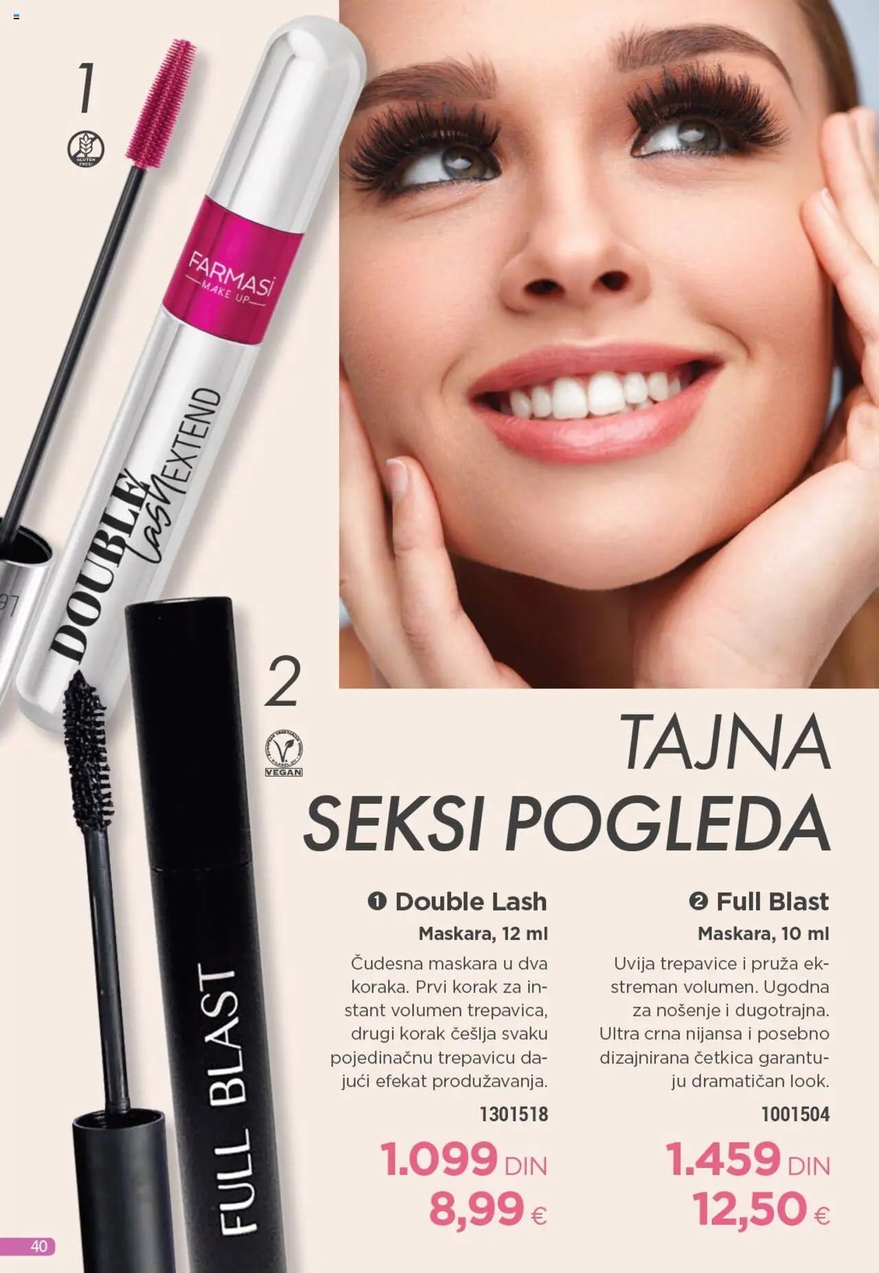 Farmasi katalog - važi od 01.08.2025 | Strana: 40 | Proizvode: Maskara