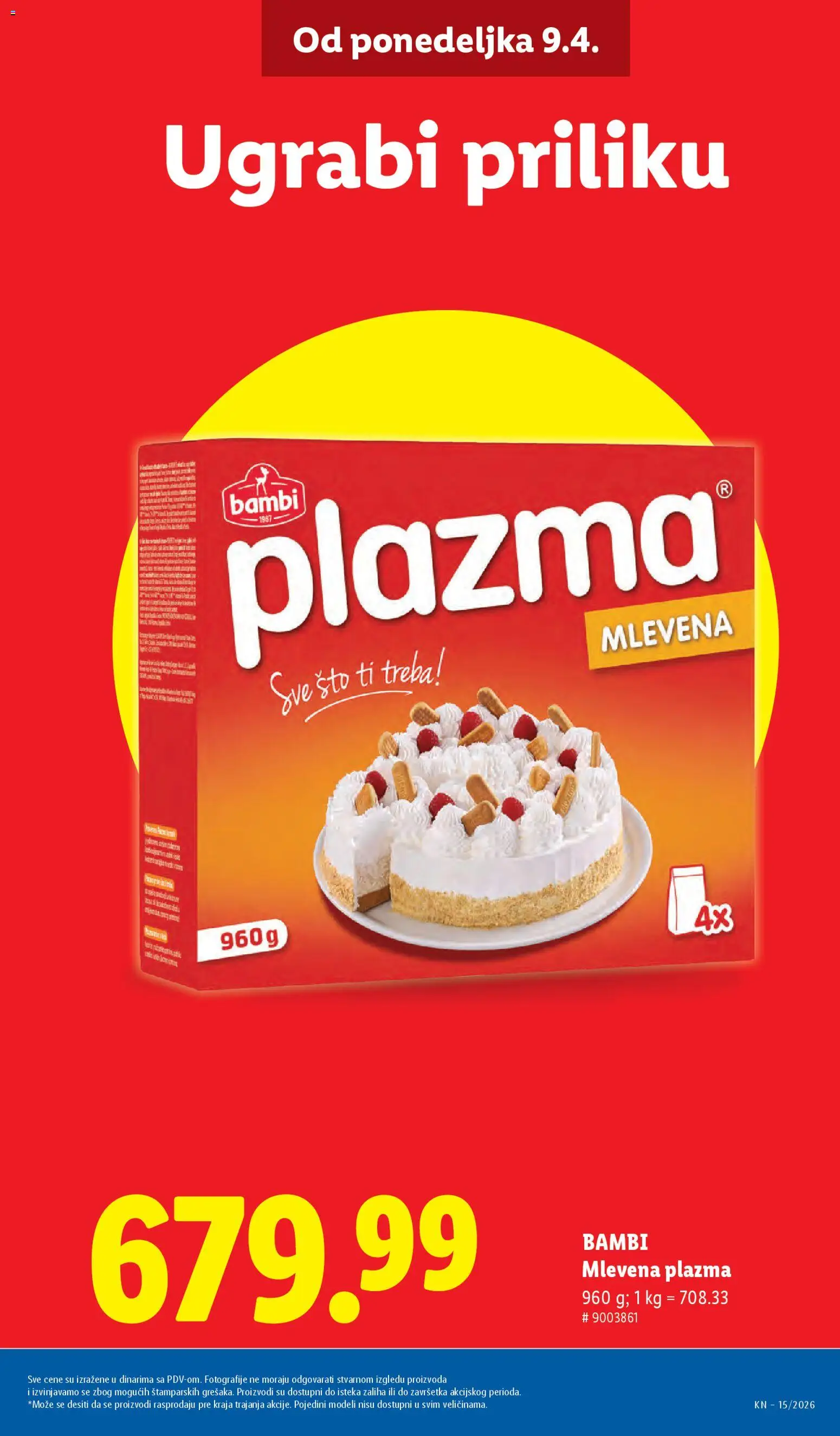 Lidl katalog - važi od 09.04.2026 | Strana: 7 | Proizvode: Sto, Mlevena plazma, Plazma