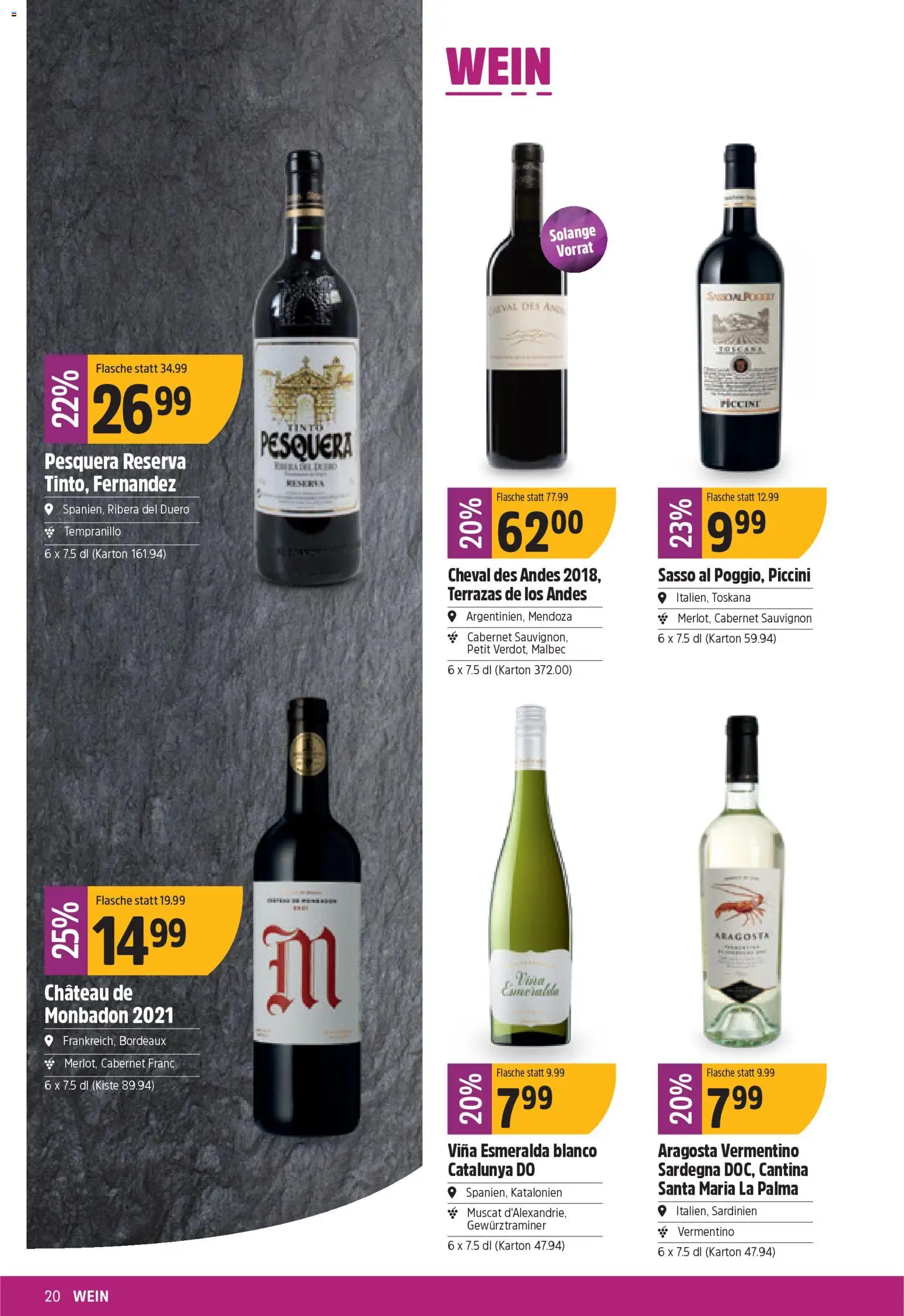 TopCC Aktionen – gültig ab 02.02.2026 | Seite: 20 | Produkte: Wein