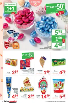 Intermarché folder week 14 - Voorbeeld van een folder van Intermarché, geldig van 31.03.2026 | Pagina: 18 | Producten: Kinder, Kaart, Melk, Chocolade
