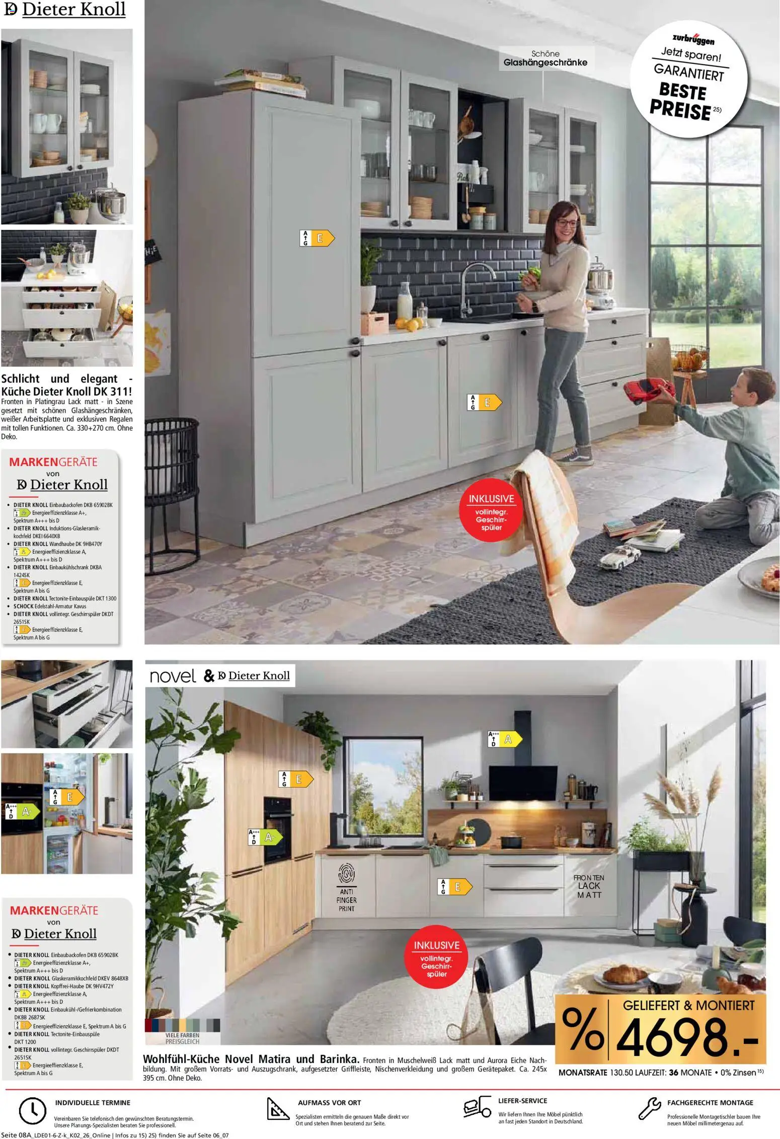 Zurbrüggen Küchen für Ihr Zuhause – gültig ab 17.01.2026 | Seite: 10 | Produkte: Geschirrspüler, Küche, Kochfeld