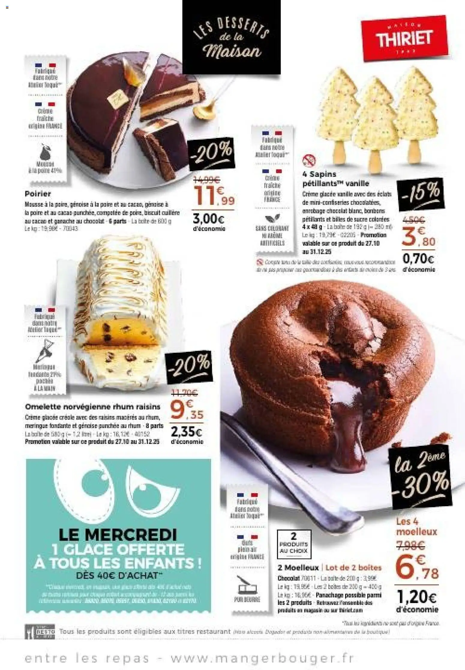 {H1} | Page: 15 | Produits: Poire, Rhum, Chocolat, Crème