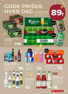 Kvickly - Tilbudsavis gyldig fra 12.12.2025 | Side: 33 | Produkter: Rabarber, Øl, Fanta, Cola